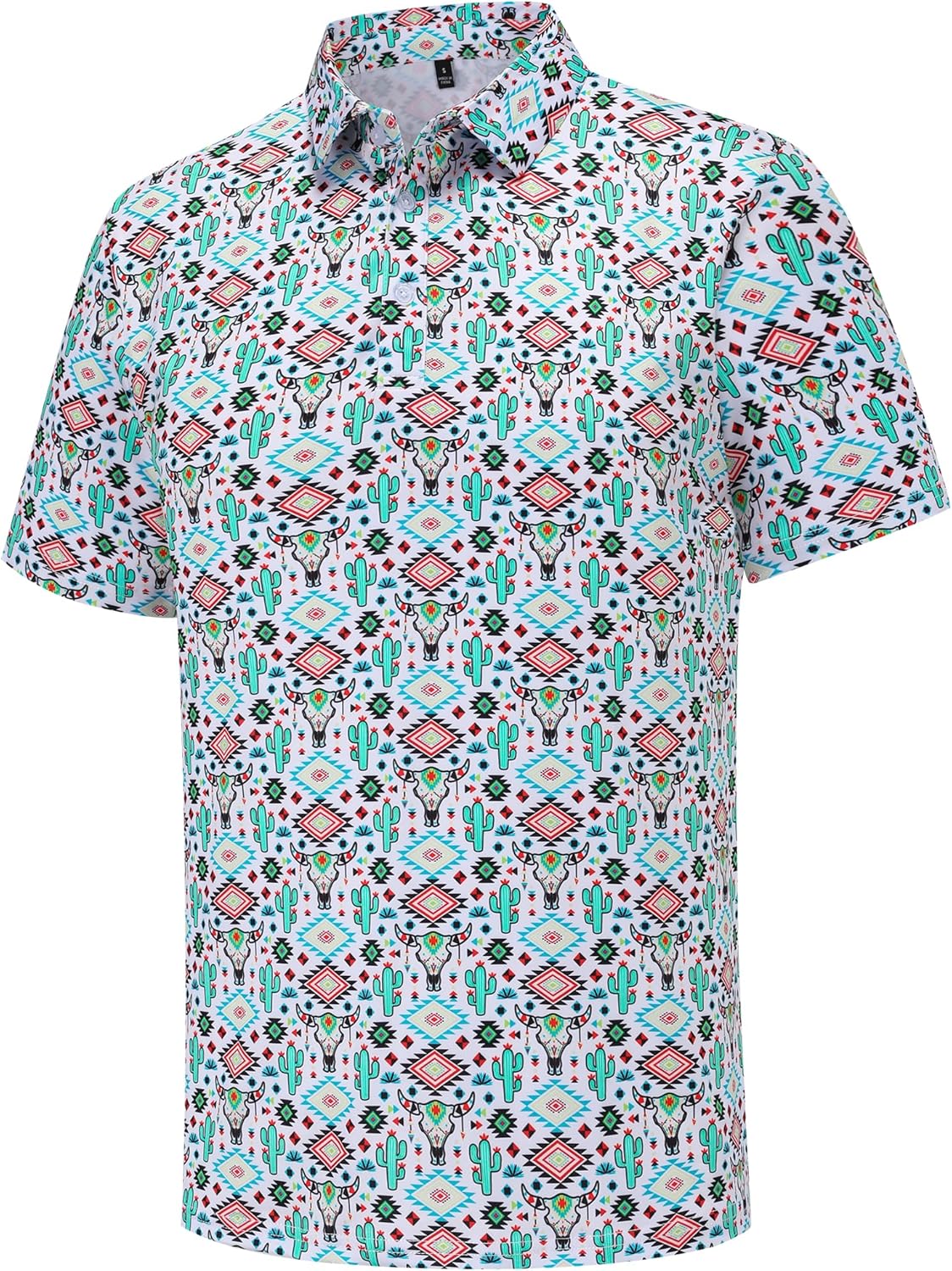 Skiennix Men's Golf Polo Shirt - Short Sleeve Dry Fit, Moisture-Wicking, Casual Style
