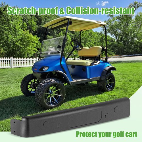10L0L Golf Cart Rear Bumper for EZGO TXT Golf Carts, Replaces Parts 70939G01 71336G01 71515G01 71578G01 71943G01S