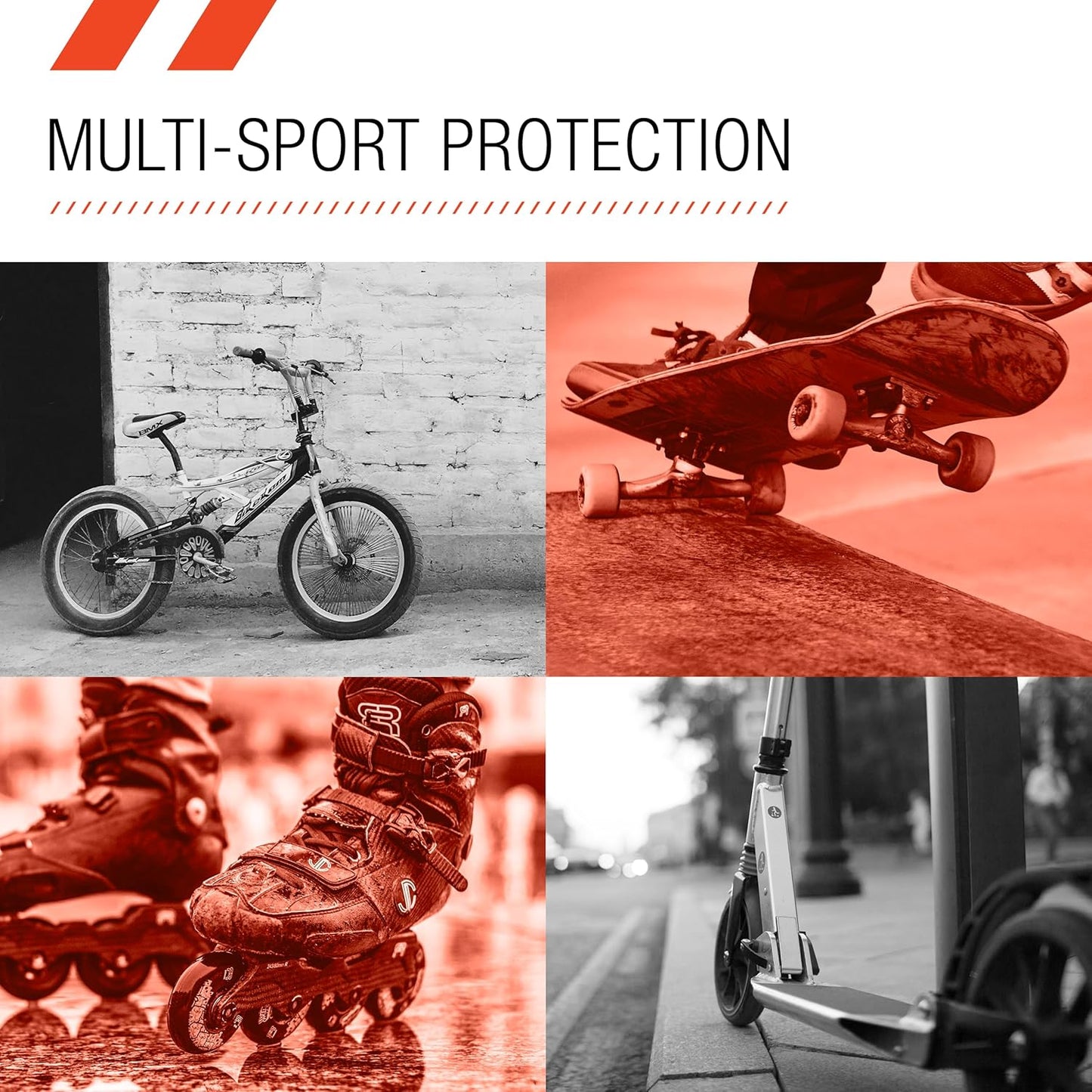 80SIX Triple Certified Multisport Helmet - Perfect for Biking, Scootering, Skateboarding & More