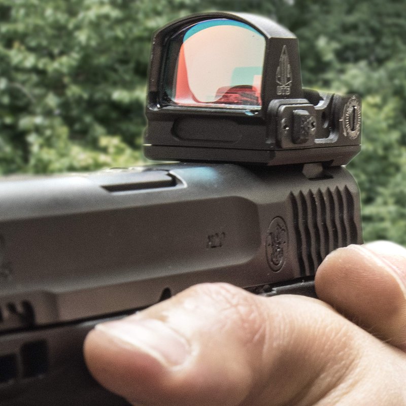 UTG Super Slim RDM20 Mount for Rear Sight Dovetail, S&W M&P , Black