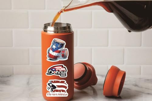 Puerto Rico Sticker Decal Set - Waterproof Vinyl - 10pcs