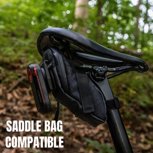KOM Cycling Saddle Bag Clip Mount for Garmin Varia Mount Tail Light Models Including RearVue 820, RTL515, RTL510, RVR315, Magene L508 Featuring 3D Printed Construction - Garmin Varia Saddle Bag Mount
