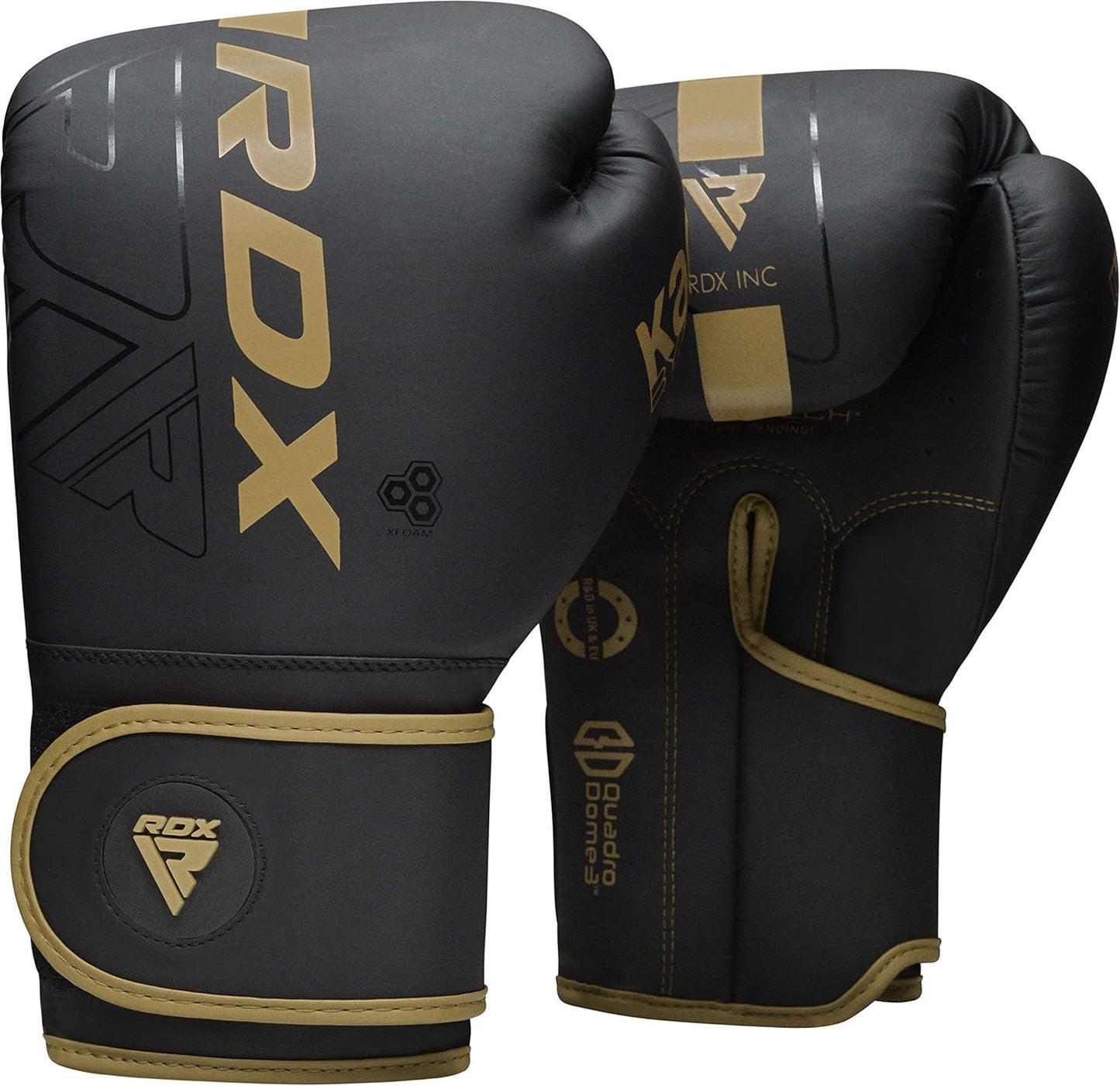 RDX Boxing Gloves - Pro Training & Sparring | Maya Hide Leather for Muay Thai & MMA | Ventilated Palm, Multi-Layered, 8-18 Oz Options