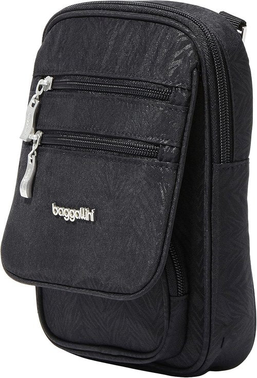 Baggallini Journey Crossbody Bag - Lightweight RFID Travel Handbag for Women | 9x6 Inches