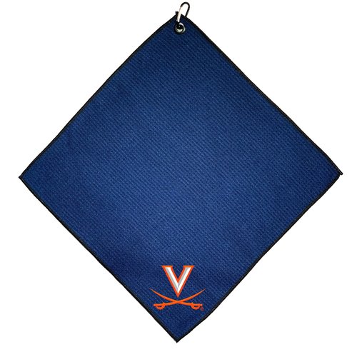 Team Golf NCAA Virginia Cavaliers Microfiber Golf Towel, 15x15 (Multicolor)