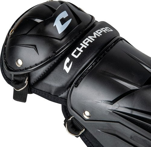 Champro Optimus MVP Single Knee Leg Guard - Durable Protection for Athletes | Adjustable Fit