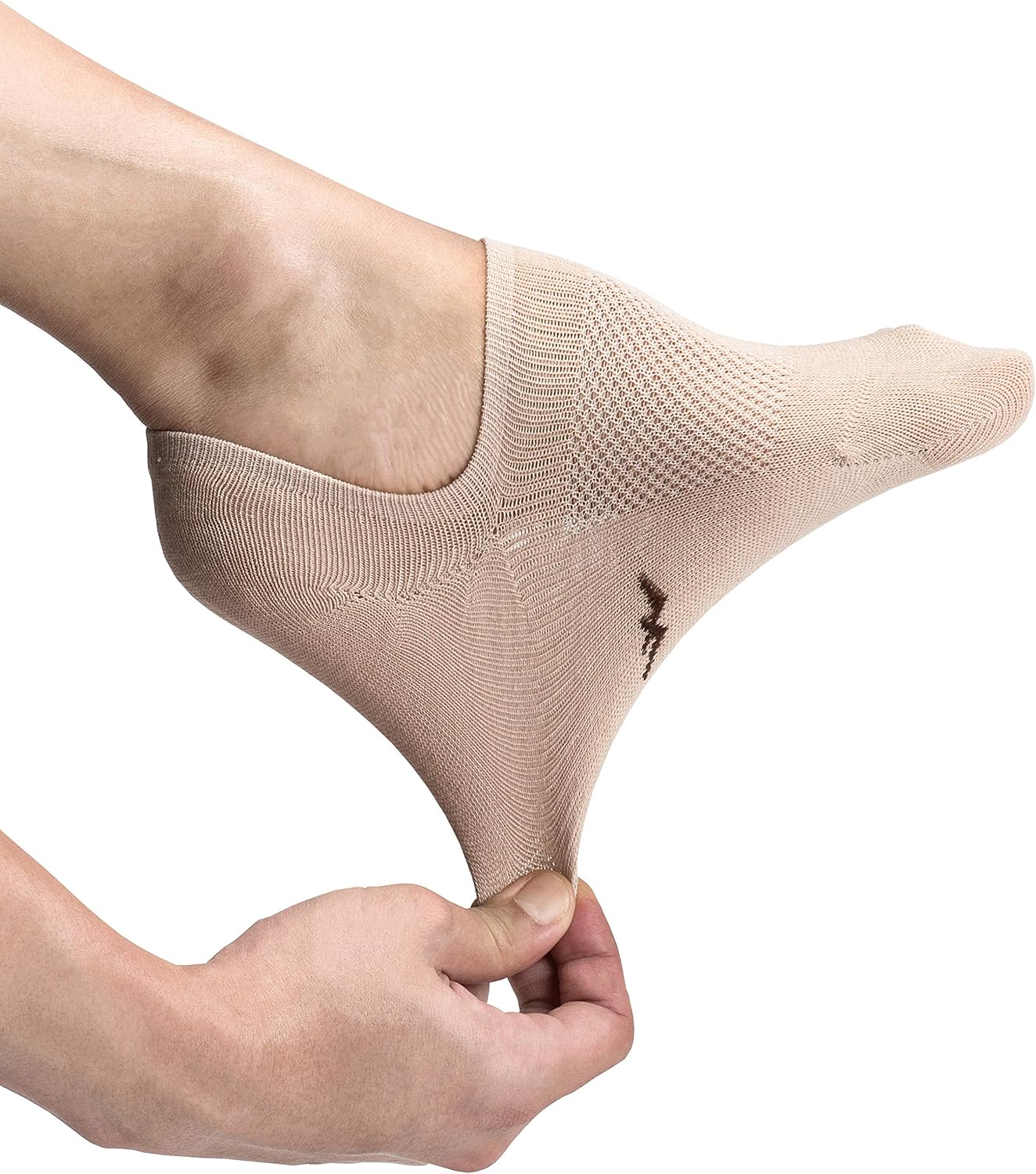 Pro Mountain No Show Socks - Seamless Design with Wide Toe Box | 6 Pack Unisex Sizes S to XL