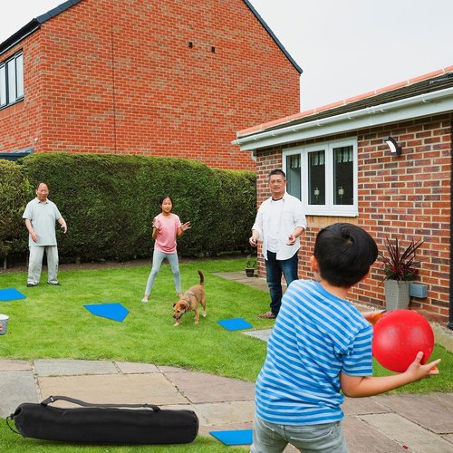 Hiboom Baseball & Softball Base Set - 5 Pieces with Portable Carrying Bag for Backyard Practice