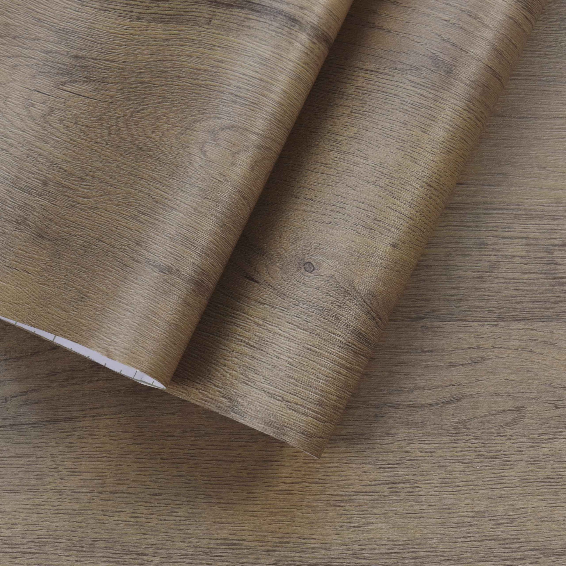Aikesili 48''x197'' Large Wood Wallpaper Brown Wood Contact Paper Self Adhesive Wood Grain Contact Paper for Furniture Countertops Bubble Free Design Thick Removable Waterproof Top Vinyl Wrap