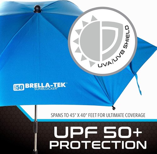 Franklin Sports Umbrella | All Position SidelineBrella with UPF 50+ Sun Protection