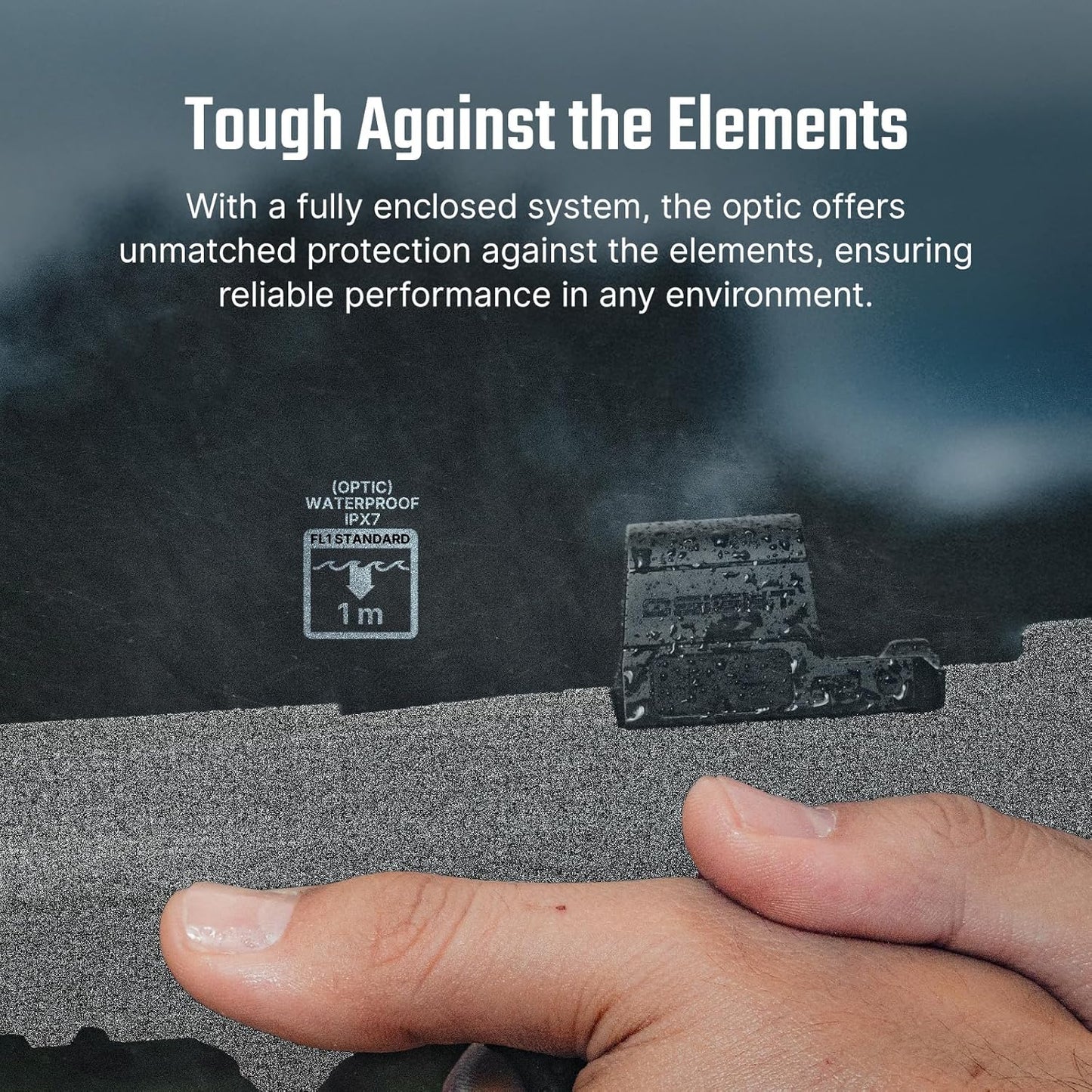 OSIGHT SE 6 MOA Green Dot Micro Sight - Multi-Reticle Enclosed Design with Charging Cover