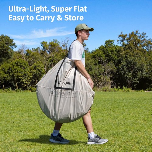 East Oak Weather Sports Tent - Pop Up Bubble Tent for Fishing & Events | Instant Sun & Rain Shelter, Spacious Interior