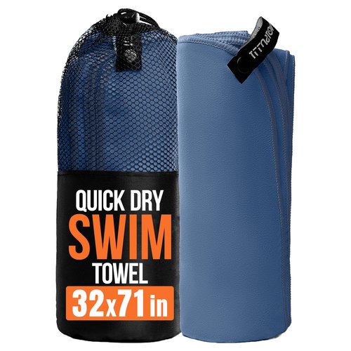illusion Extra Large Microfibre Swimming Towel (71''L x 32''W)–Compact, Lightweight & Quick Dry Towel-Perfect for Travel, Gym, and Swim Towels Ideal for Post-Workout Showers & After Swimming