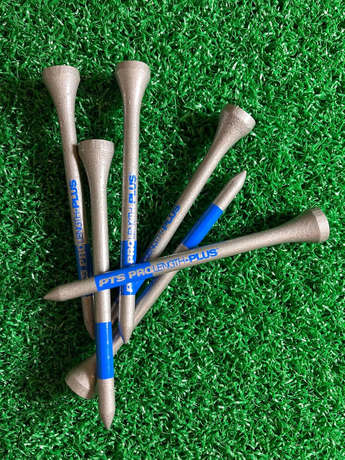PrideSports PTS Titanium Strength Golf Tees - 65 Count, 2-3/4 Inch | Enhanced Durability with 8% Thicker Shaft