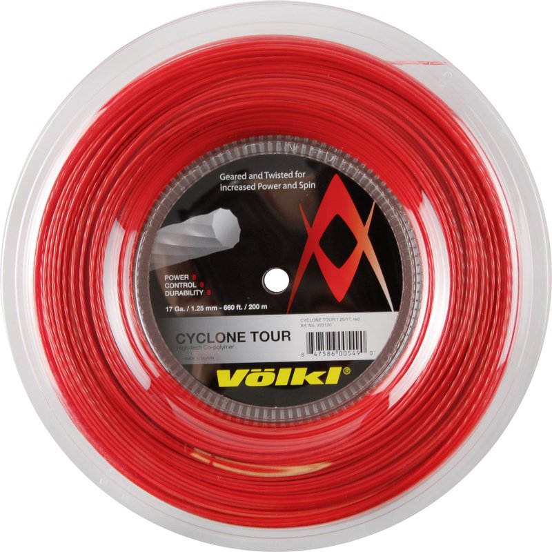 Volkl Cyclone Tour | Tennis Racquet String | Spin & Control | Ten-Sided co-Polymer