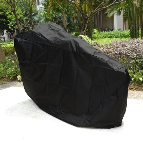 ATCG Bike Cover - Waterproof 190T Nylon Bicycle Cover for 20" Kids' Bike - Black with Storage Bag