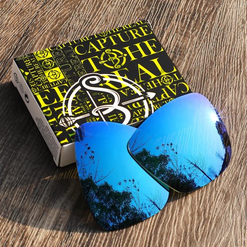 Bowyer POLARIZED Replacement Lenses for Oakley Cohort OO9301 Sunglasses - Surf Blue Mirror