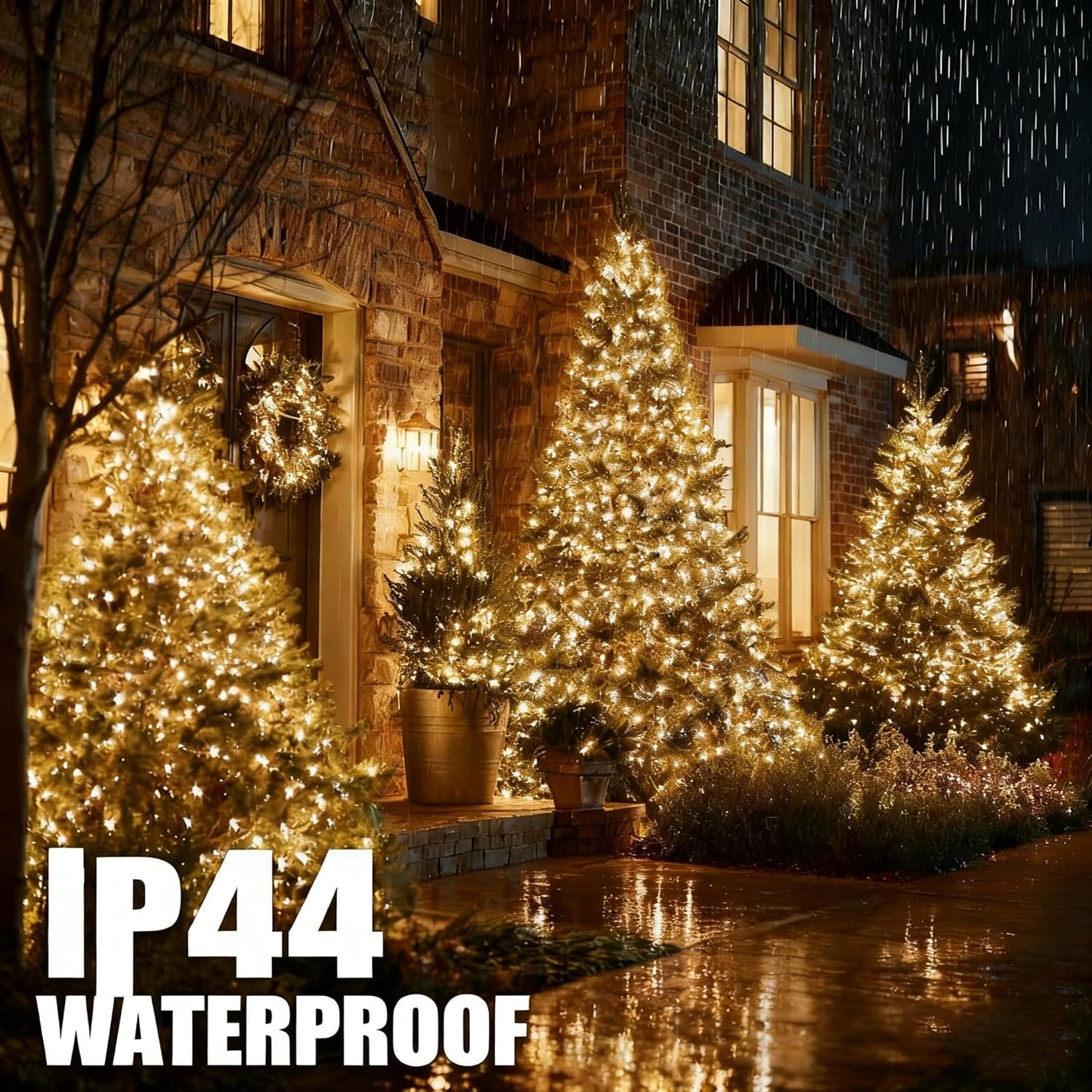 1000 LED Halloween String Lights 328FT - Waterproof Outdoor & Indoor Decor with Remote, 8 Modes - Purple & Orange for Parties & Yard