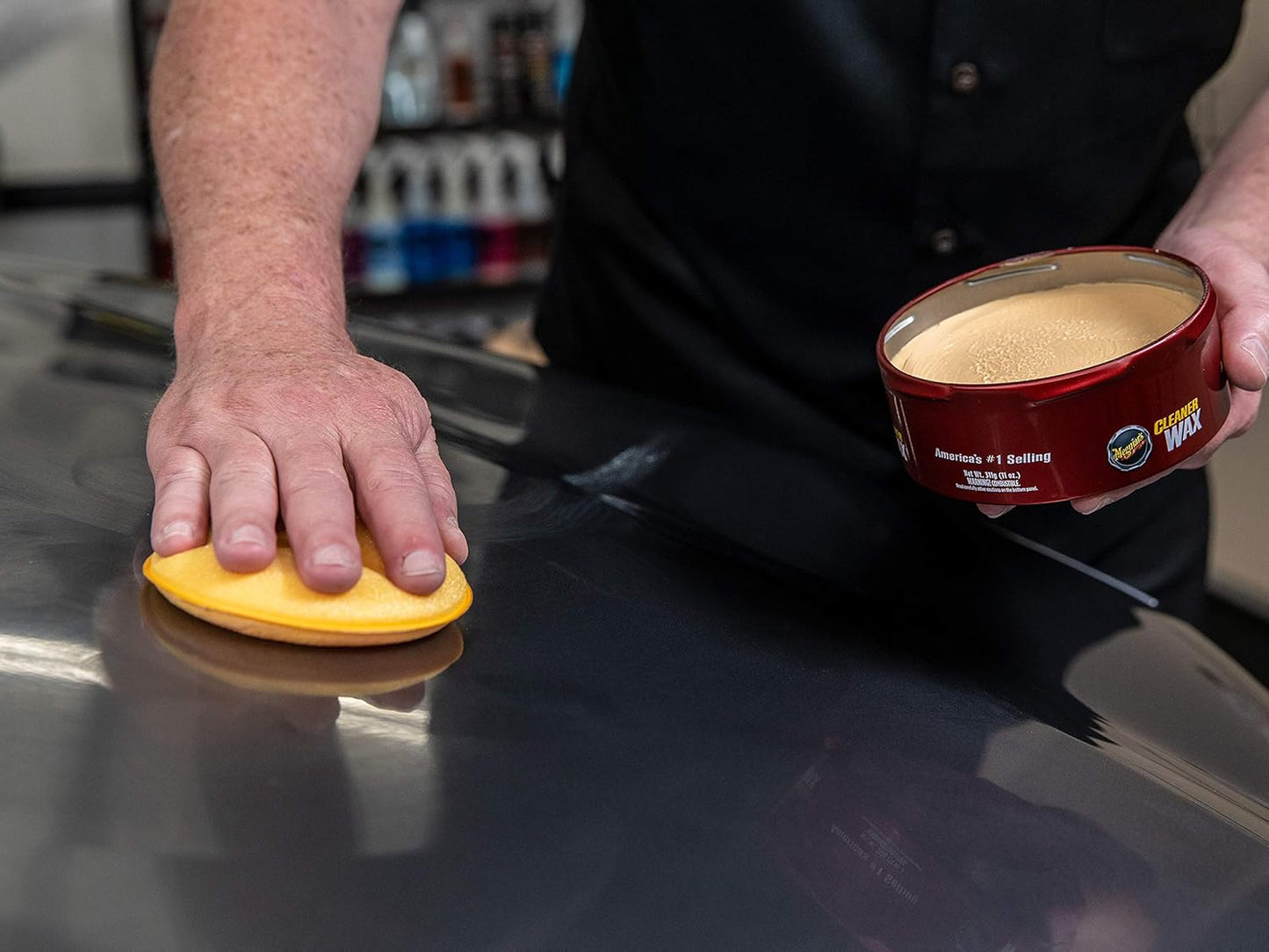 Meguiar's Cleaner Wax - Easy-To-Use Paste Wax for Light Defects & Glossy Shine | 11 Oz