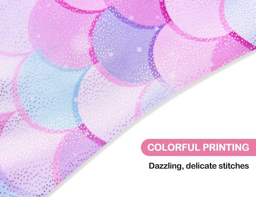 Domusgo Gymnastics Leotards - Sparkly One-Piece Tumbling Outfit for Girls | Perfect Fit & Comfort