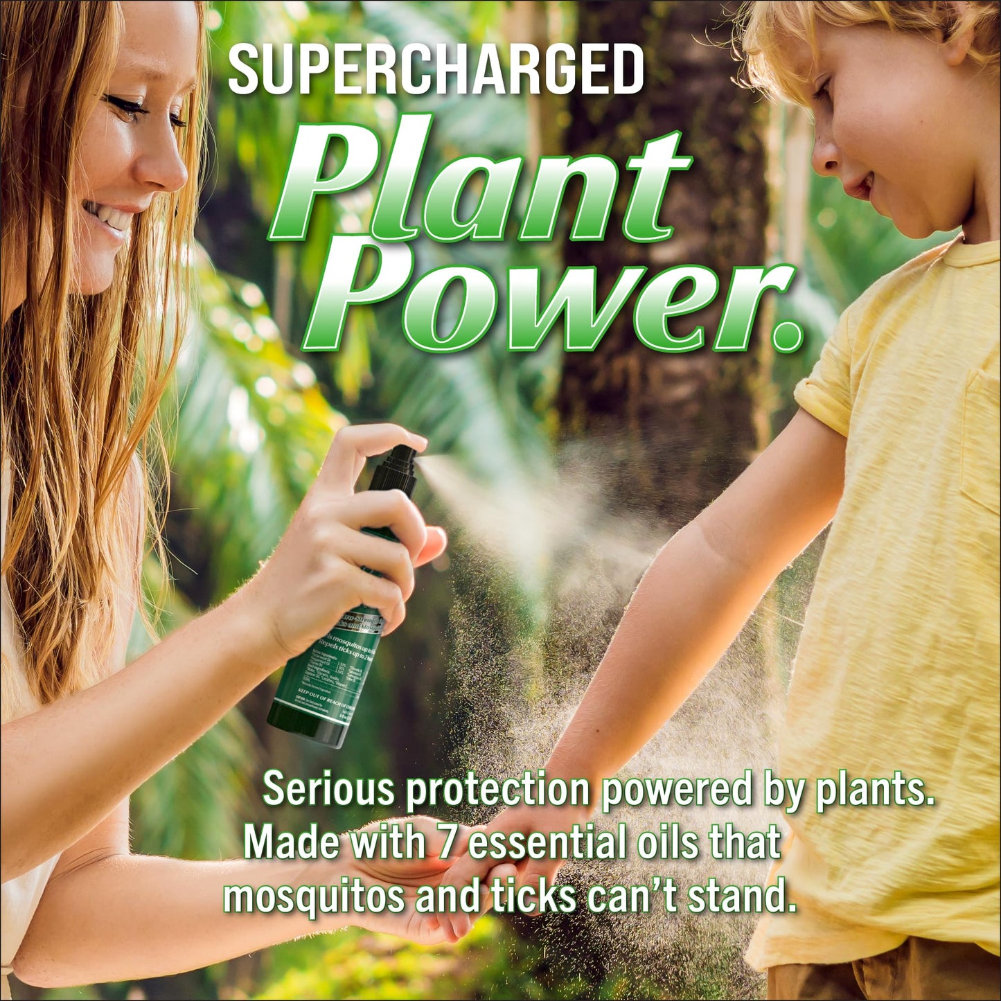 Bug Soother MAX DEET-Free Tick & Mosquito Repellent Spray, 8 oz. 2 Pack
