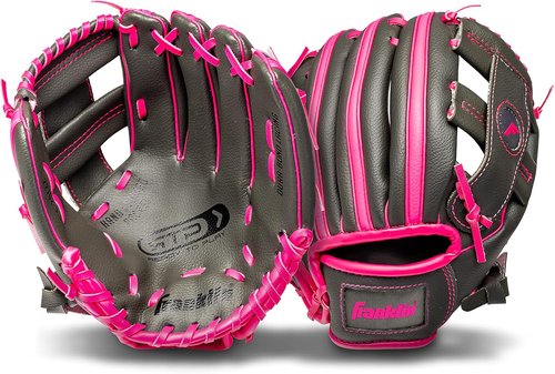 Franklin Sports Kids Baseball Gloves - RTP Youth Teeball Glove + Ball Set - Boys + Girls Teeball Mitt - 9.5"
