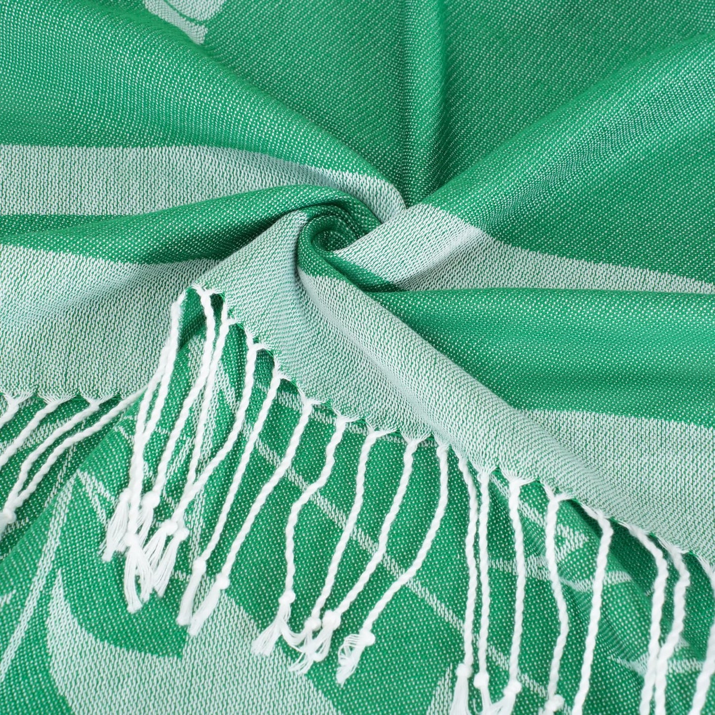 Genovega Oversized Cotton Turkish Beach Towels 72"x36" Lightweight Quick Dry Sandless Pool Swim Towel Large No Sand Compact Blanket Adult Travel Essentials Cruise Accessories Must Haves Coconut Tree