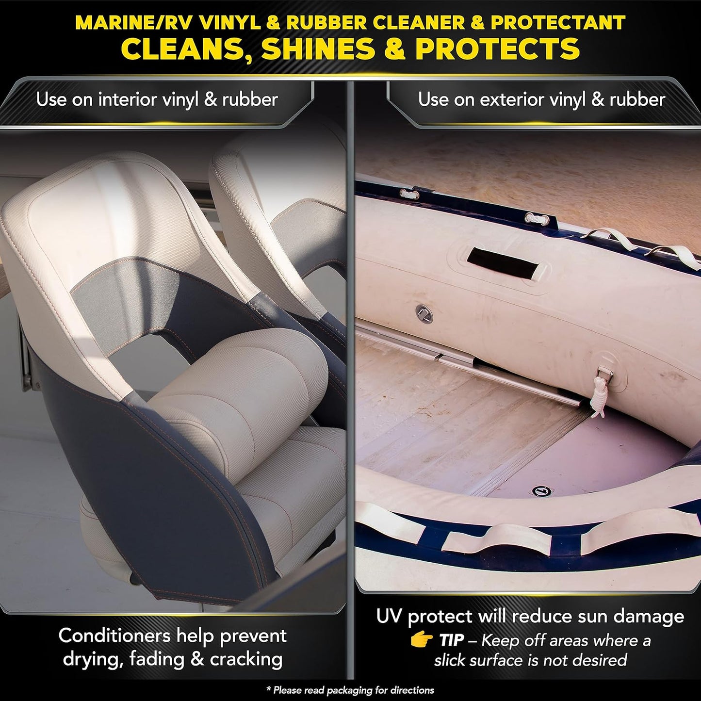 Meguiar's Boat & RV Wash & Wax Starter Kit - Ultimate Detailing Solution for Boats & RVs | Includes Wash, Wax & Accessories
