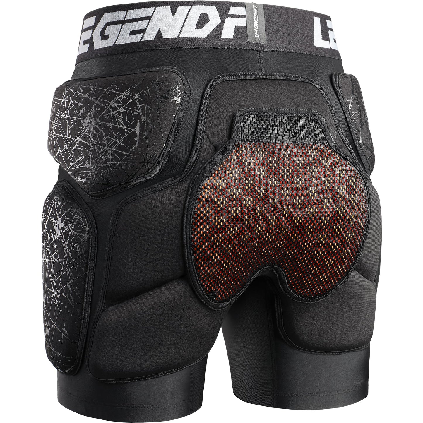 Legendfit Protective Padded Shorts for Snowboard Ski Ice Skating Skateboard Hip Butt Tailbone Protection for Men Women Youth