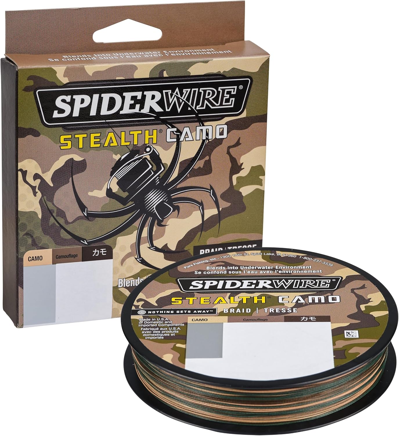 SpiderWire Stealth Braid Fishing Line - Durable, High-Performance, 30lb Test, 150 Yards