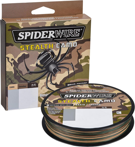 SpiderWire Stealth Braid Fishing Line - High Sensitivity, Strong Durability | 150 Yards, Green