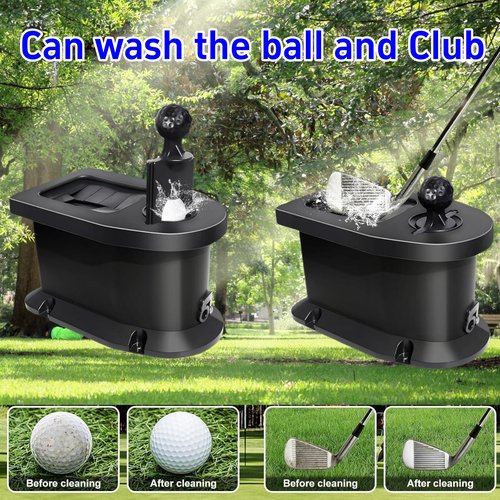 Dr.Access Universal Golf Ball Cleaner & Club Head Washer for Golf Cart EZGO/Club Car/Yamaha