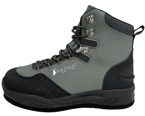 FROGG TOGGS Men's Deep Current Waterproof Fishing Wading Boot for Fishing in Cleated or Felt, Felt, 8