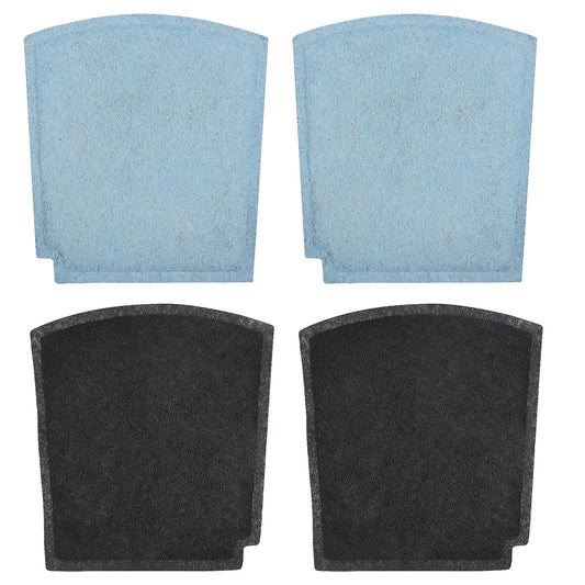 Zyxor 04234G 04530GM TrueAir Replacement Carbon Filter Compatible with Halmilton Beach TrueAir Odor Eliminators Model 04230G, 04231GW, 04384, 04386, 04350G, 04351GM, 04352GM, 4 Pack