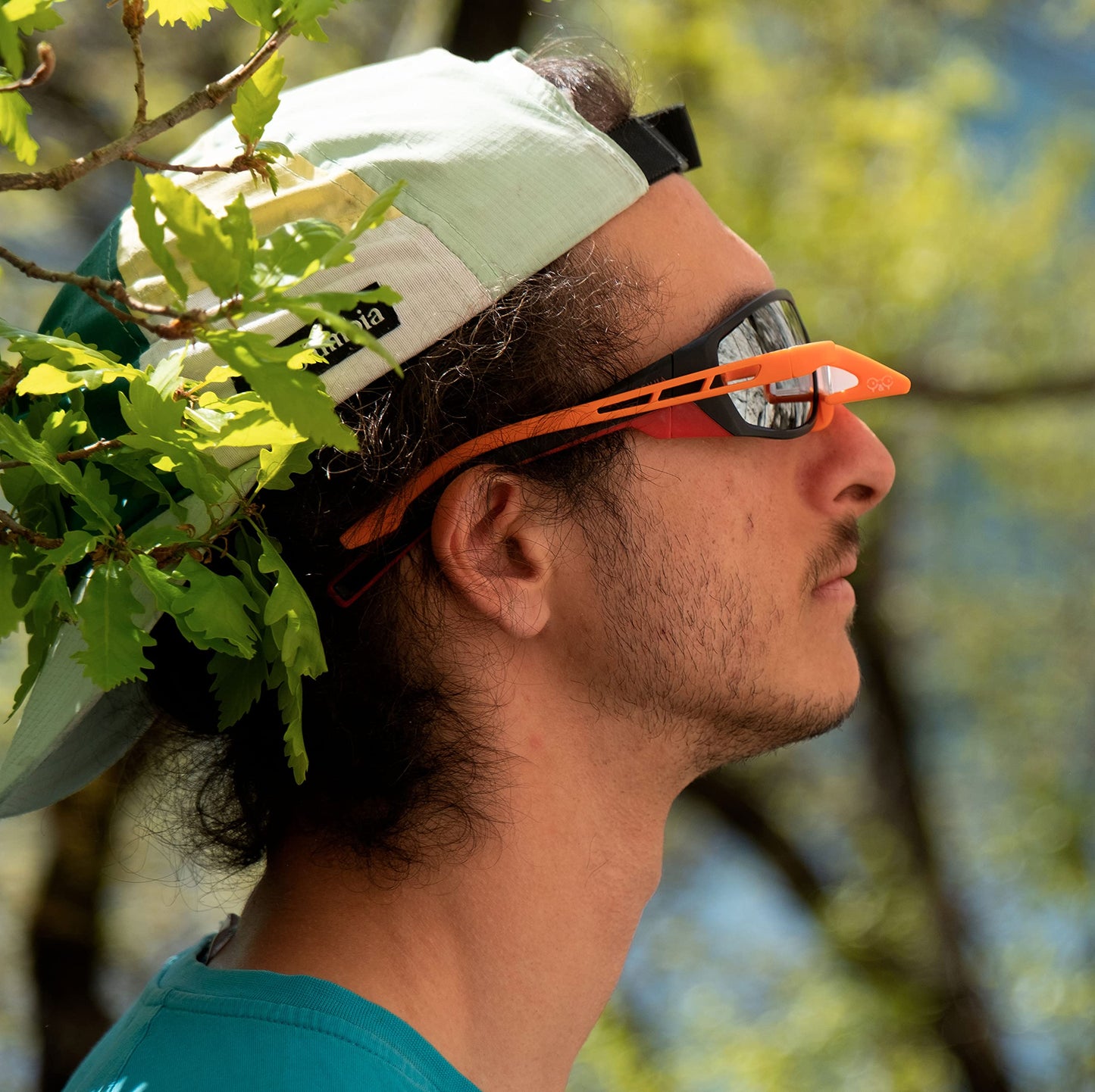 YY Vertical - Belay Glasses for Rock Climbing Plasfun Evo Orange Edition Sporty look Enlarged prisms Sturdy and comfortable