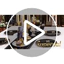 Black and Gold 60 Pack Pre Rolled Plastic Silverware Set with Napkins