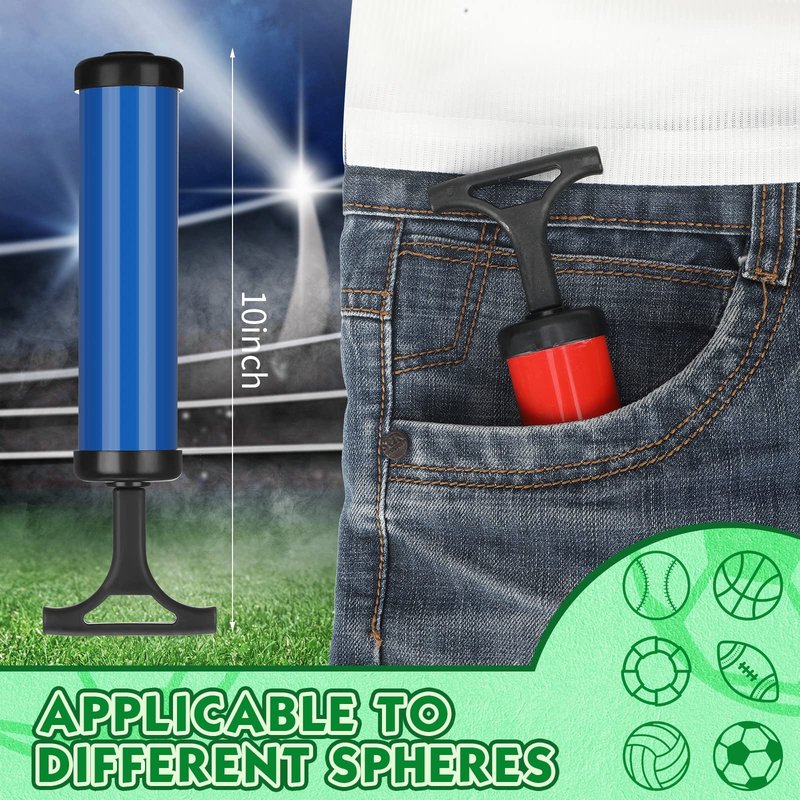 Shihanee 36 Sets 36/60 Sets Ball Pump Bulk for Sports Balls with Needles Nozzles Flexible Extension Hose for Basketball Soccer Football Volleyball Water Rugby Exercise Sports Ball Balloon