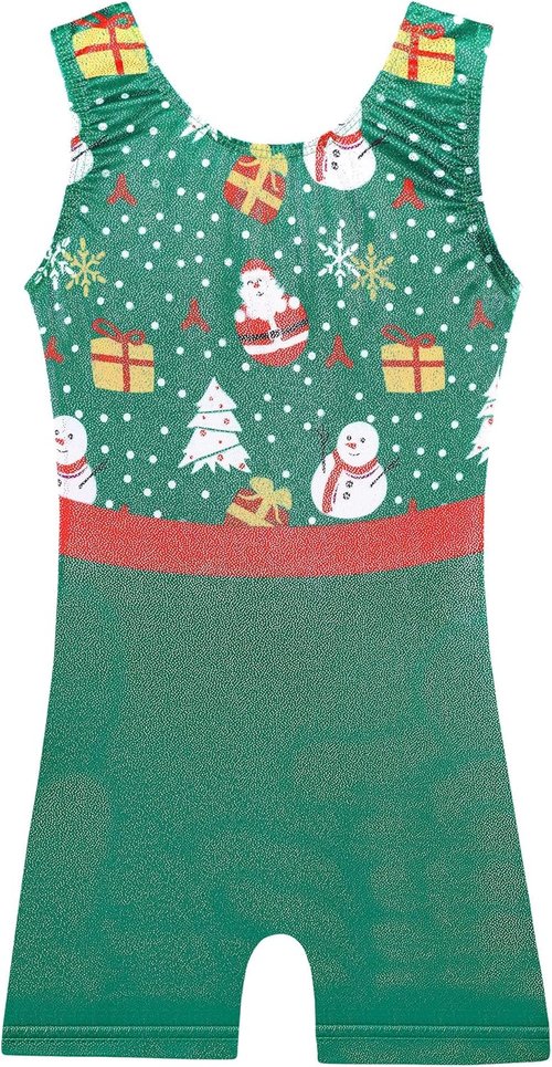 BAOHULU Toddler Girls' Gymnastics Leotard - Sparkle Embroidery One-Piece Biketard in Multiple Colors