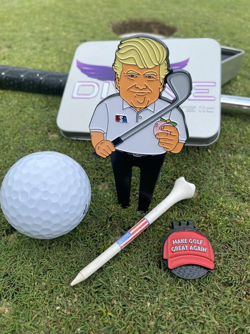 Divine Products llc Golf Divot Tool Gift Set W/Magnetic Ball Marker d Hat Clip