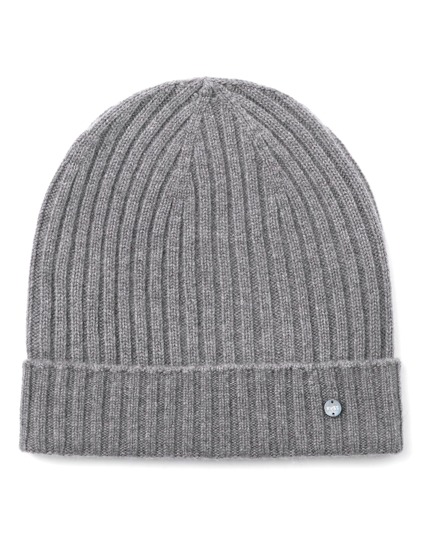 KVSS 100% Pure Cashmere Beanie for Women & Men Knit Winter Hat Cuff Rib Cap | Luxury from Inner Mongolia