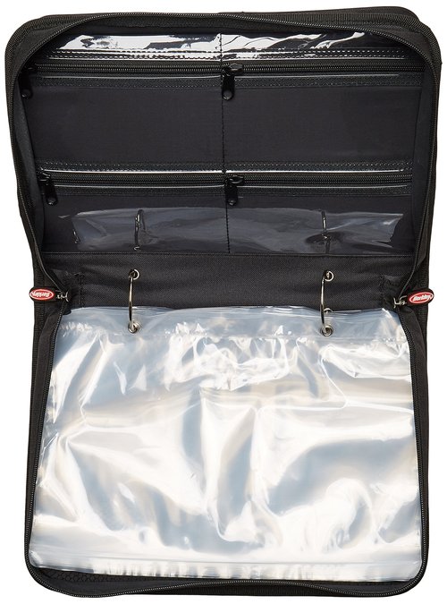 Berkley Soft Bait Binder 1490, 7 Heavy Duty Sleeves Hold Up to 42 Standard Bait Binder Bags, Organize and Store All Your Soft Baits for Quick and Easy Access