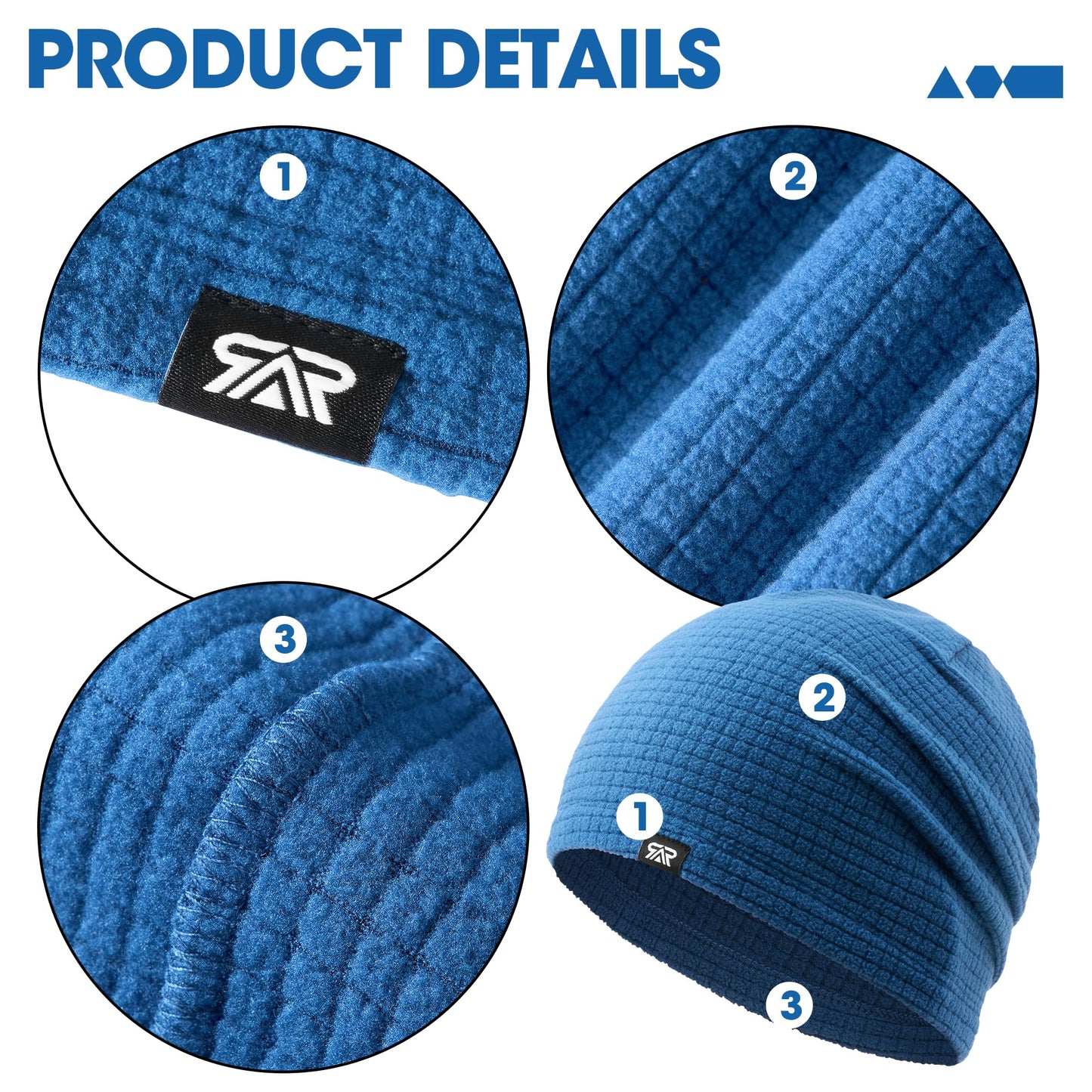 LONGLONG Warm Comfort Slouchy Beanie Hat - Deliciously Soft Daily Skull Cap,Lightweight Warm Beanie Sleep Hats, Men Women Black