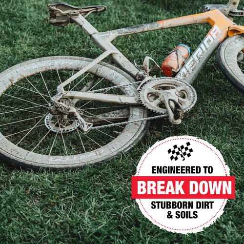 Finish Line EcoTech Bicycle Degreaser for Bikes, Biodegradable Soy-Based Cleaner for Chains, Gears, and Components, Safe on Rubber, Plastic, and Painted Surfaces, For Tough Grease - 20oz - Pour Can