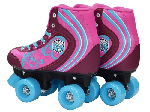 Epic Skates Cotton Candy Kids Quad Roller Skates, Youth 1 , Purple (CottCan01)