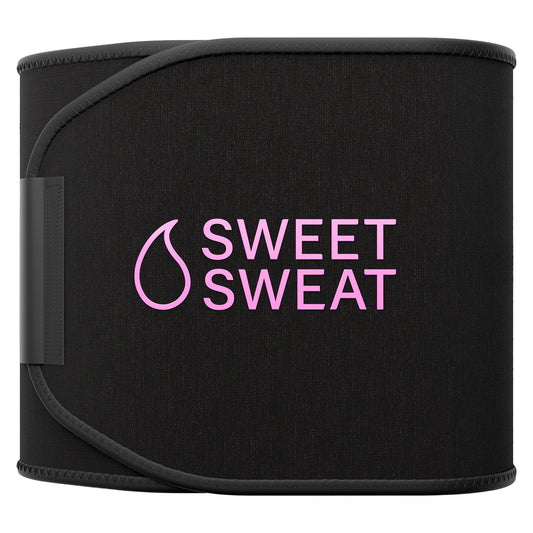 Sports Research Sweet Sweat Waist Trimmer Extra-Coverage Large (Pink)