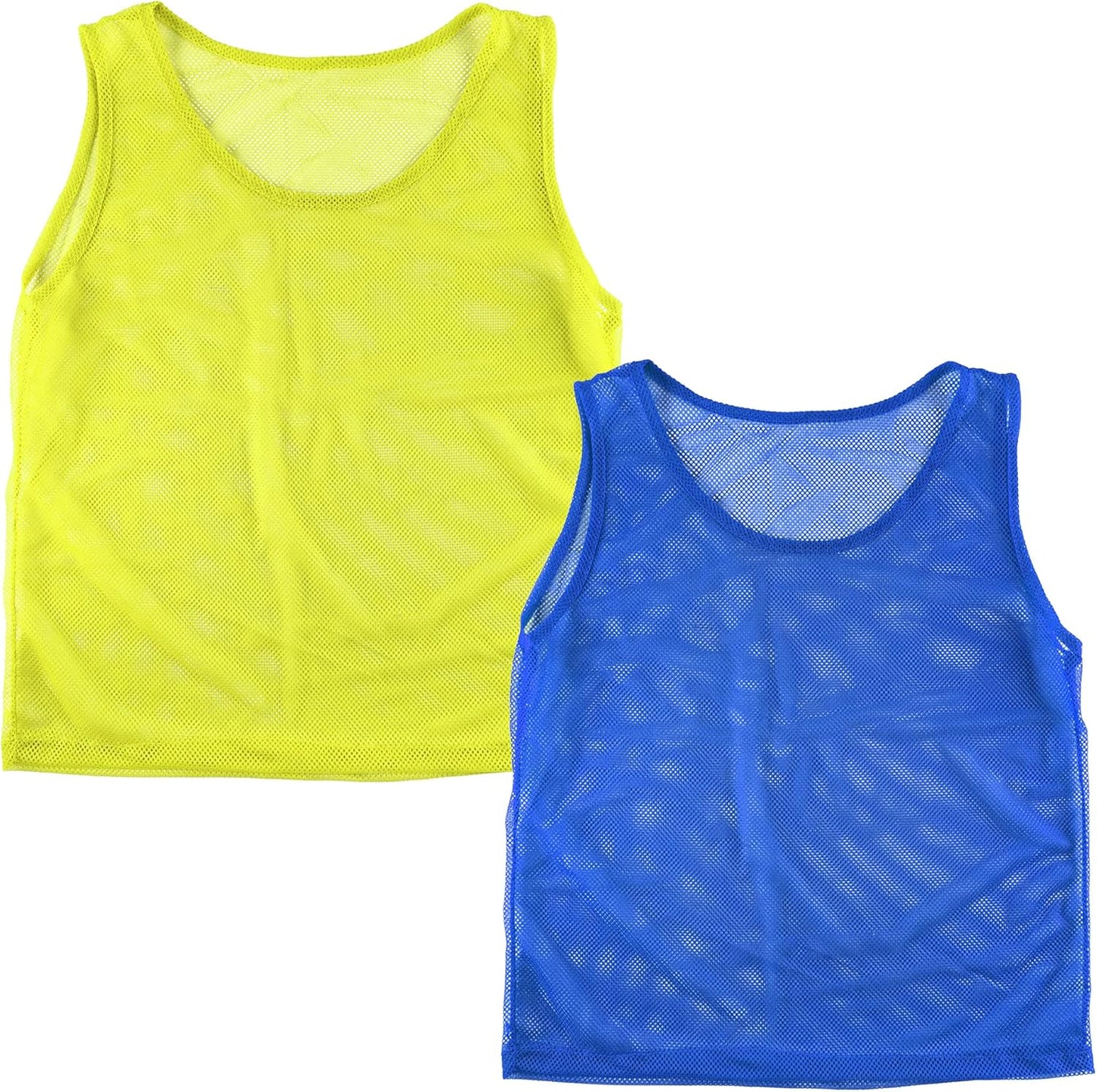 Super Z Outlet Pinnies Scrimmage Vests - Lightweight Practice Jerseys for Kids & Teens