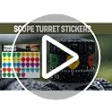 Rifle Scope Turret Stickers - 10 Sheets for Long-Range Shooting