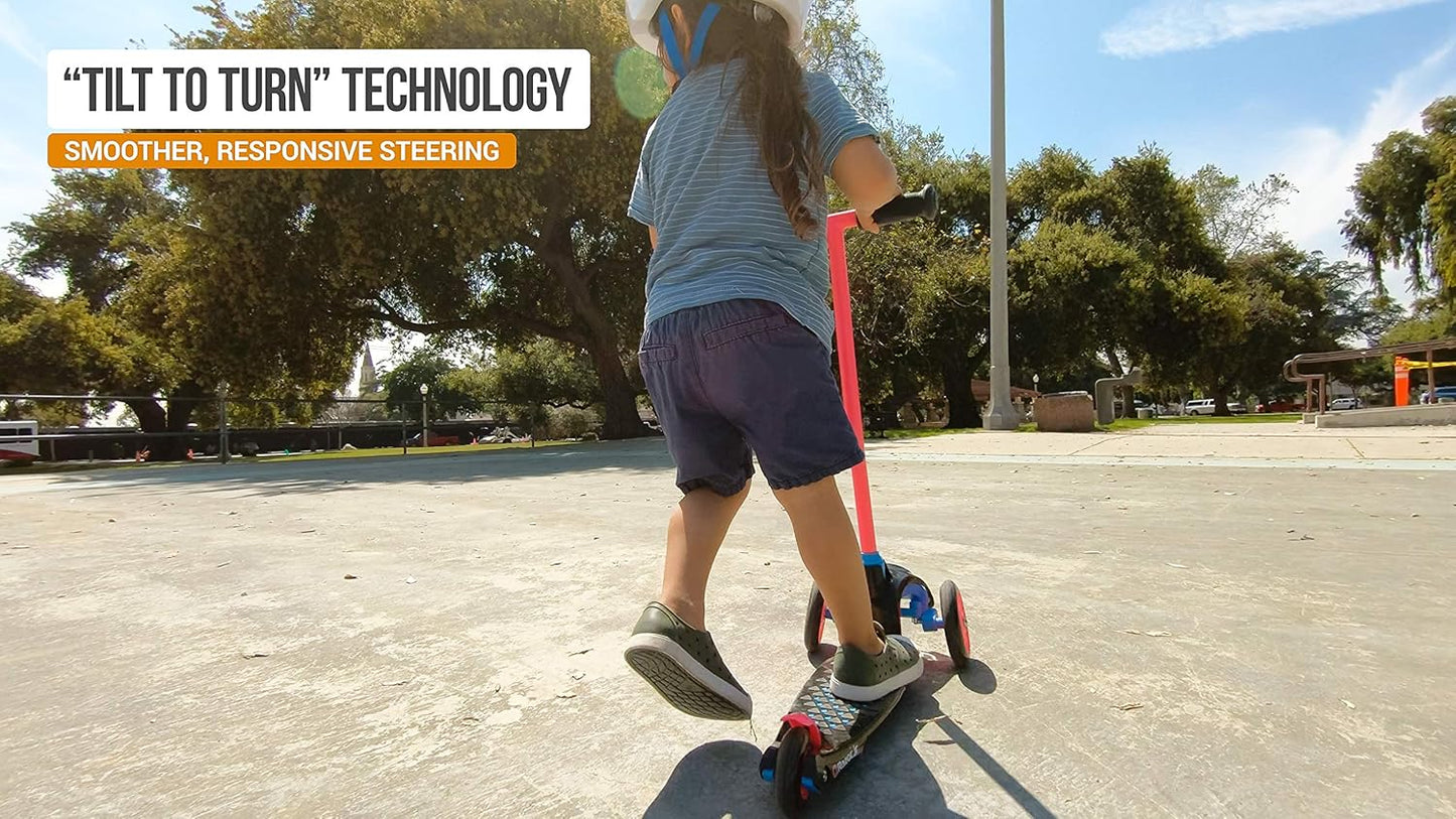 Razor Jr. T3 Kick Scooter for Kids 3+ | Lightweight Design & Advanced Tilt-to-Turn Technology
