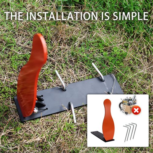 STRONCHUAN Ar500 9" Classic Popper Steel Shooting Target,Auto Reset,Steel Targets for Shooting,Ar500 Steel Targets,Steel Target,Ar500 Steeltarge,Airsoft Targets (Ball)