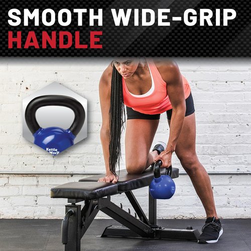 KettleWorX 5 LB Kettleball Weight for Strength Training, Conditioning, and Fitness